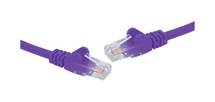 Purple 0.5m Cat6 UTP Ethernet Patch Cable