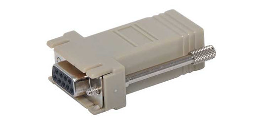 DE9 Female To RJ45 Modular Adapter