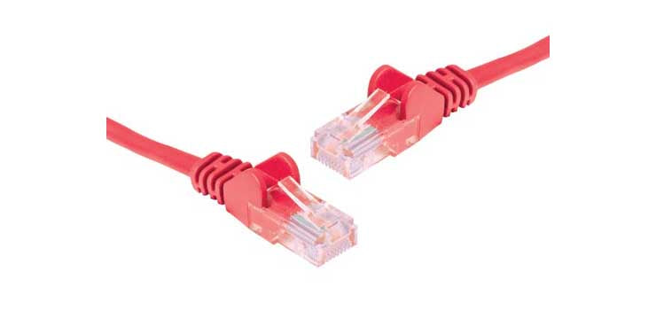 Red 3m Cat6 UTP Ethernet Patch Cable