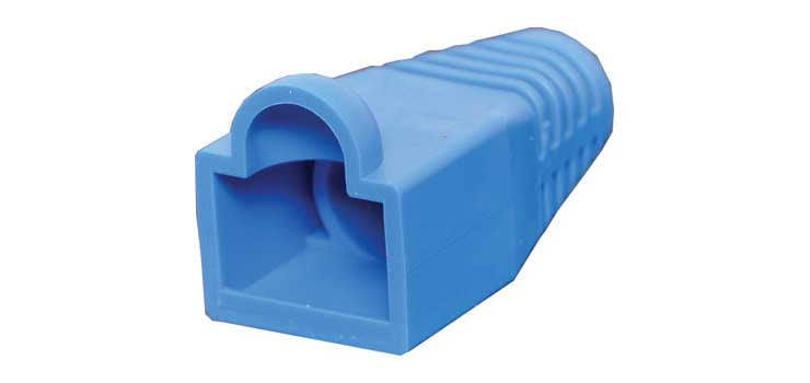 Blue Modular Patch Lead Caps RJ45 Pk-100