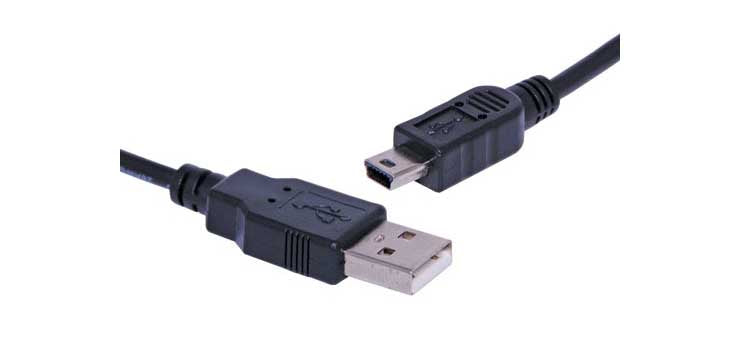 3m A Male to Mini B Male USB 2.0 Cable