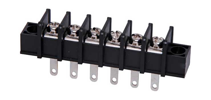 6 Way Barrier Terminal Block