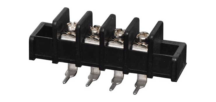 4 Way Right Angle PCB Mount Terminal