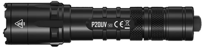 Nitecore P20UVV2 dual output white + UV 1000 lumen tactical torch P20UVV2