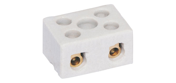 2 Way Ceramic Terminal Block