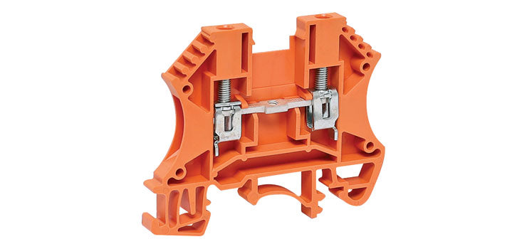 25A 2.5mm Orange DIN Rail Terminal