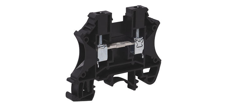 35A 4mm Black DIN Rail Terminal