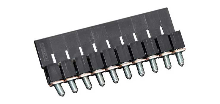 Black Shorting Link For 25A DIN Rail Terminals