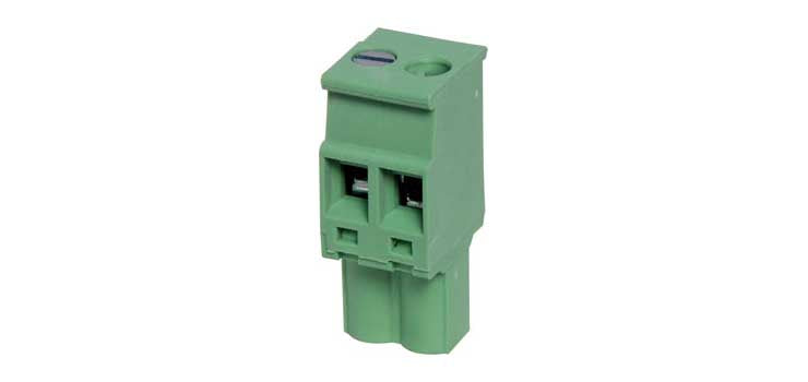 2 Way 5.08mm Vert. Pluggable Terminal Plug