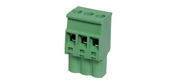 3 Way 5.08mm Vert. Pluggable Terminal Plug