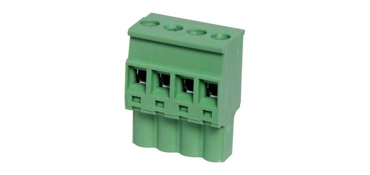 4 Way 5.08mm Vert. Pluggable Terminal Plug