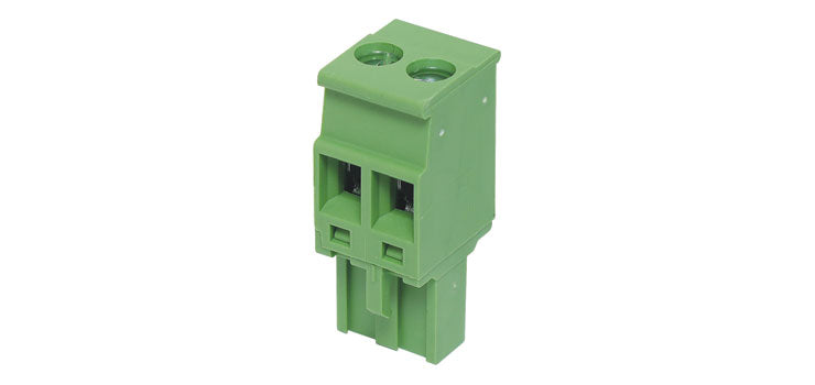 2 Way 5.08mm Vert. Top Entry Pluggable Terminal Plug