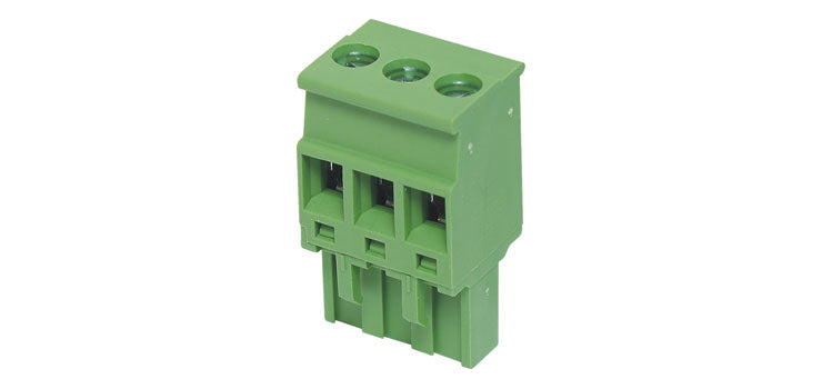 3 Way 5.08mm Vert. Top Entry Pluggable Terminal Plug