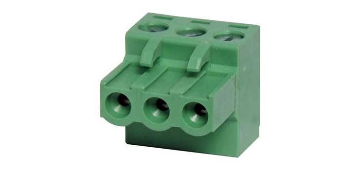 3 Way 5mm Offset Pluggable Terminal Plug