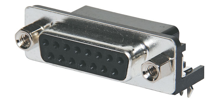 DA15 Female PCB Mount 90 Deg.