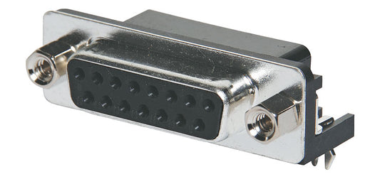 DA15 Female PCB Mount 90 Deg.