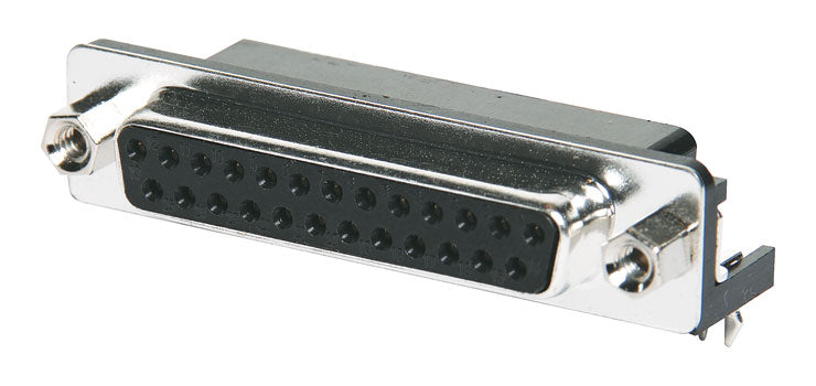 DB25 Female PCB Mount 90 Deg.