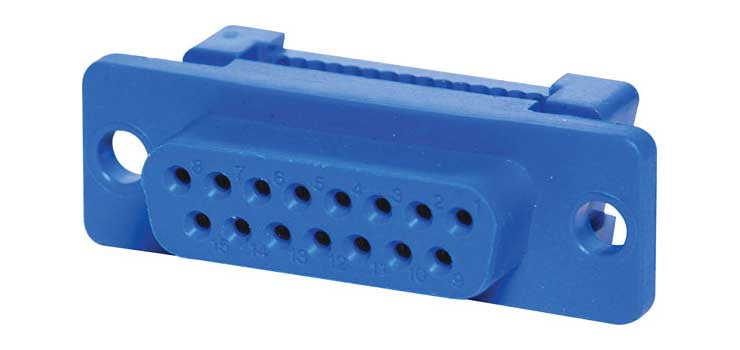 D-Sub Connectors DA15 Female with IDC Termination P4131 – Leading Edge ...