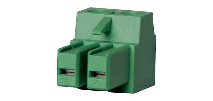 2 Way 7.62mm Pluggable Terminal Plug