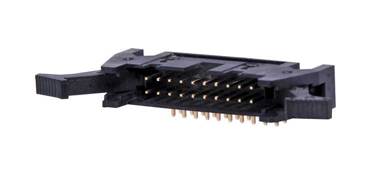 20 Pin Right Angle PCB Mount Locking Header