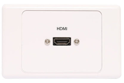 HDMI Single Wallplate Dual Cover with Flyleads
