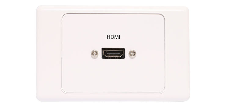 HDMI Single Wallplate Dual Cover with Flyleads