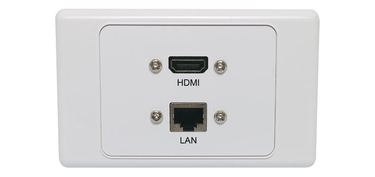 RJ45 Cat6 HDMI Fly Lead Wallplate