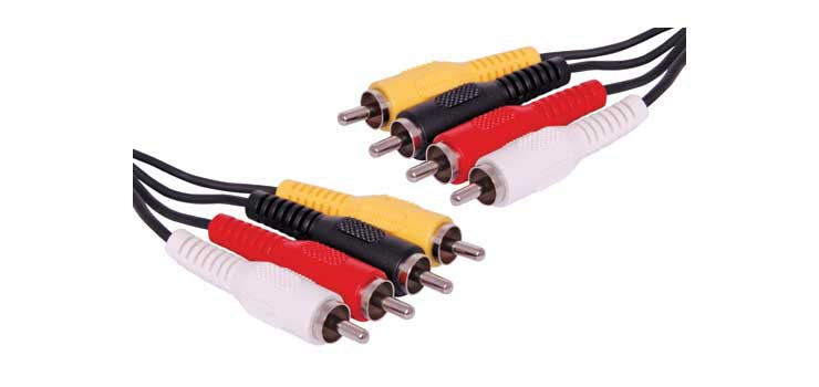 1.5m 4 RCA male to 4 RCA Male Cable