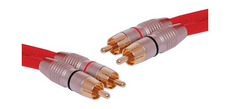 10m 2 RCA to 2 RCA Pro OFC Cable