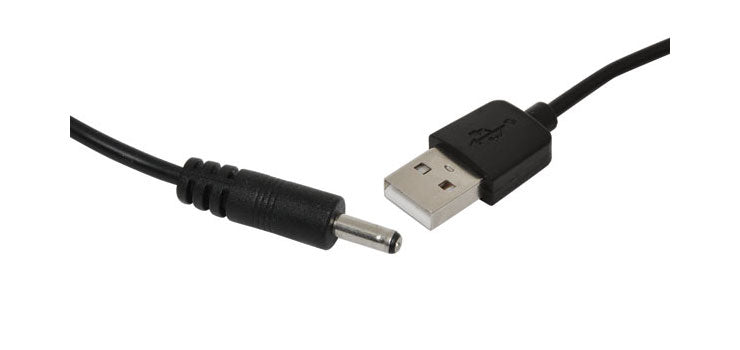 USB Type A Male To 1.35mm DC Plug 1m