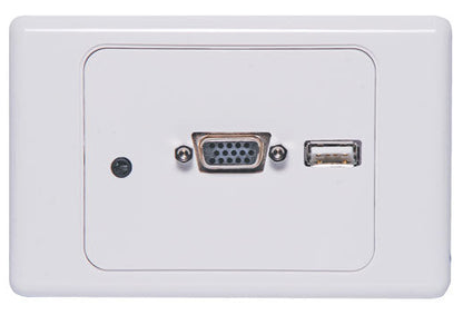VGA / USB Plug Connection Clipsal 2000 Wallplate