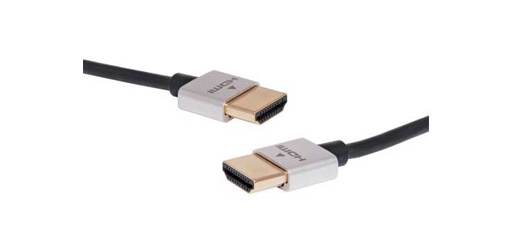 1m Thin High Speed HDMI with Ethernet Cable