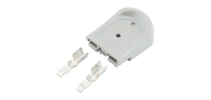 Anderson SBS Mini Plug Kit 2 Way Grey 45A 10AWG Contacts