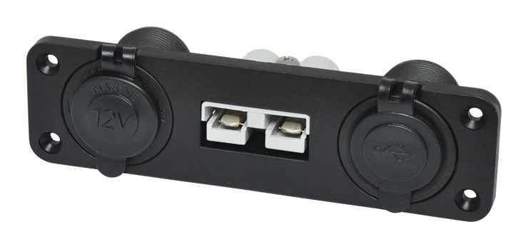 Panel Mount Anderson Style with Car Accessory / USB