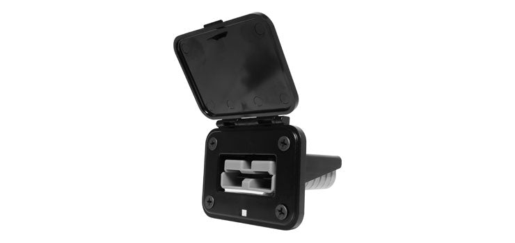 Panel Mount SB120 Anderson Style Connector With Flip Up Cover P7814