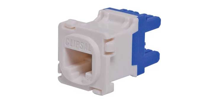 Clipsal RJ45 Cat5e Socket Clip-In Mechanism