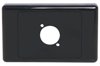 Black Wallplate For D Series Connector