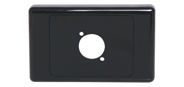 Black Wallplate For D Series Connector