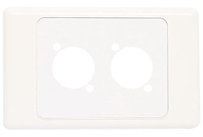 Wallplate For Dual D Series Connectors