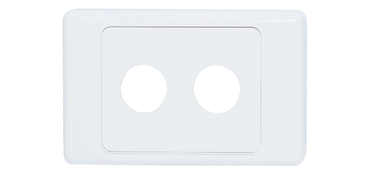 Wallplate For Dual S4030-S4035 Panel Lamps