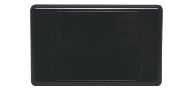 Altronics Dual Cover Black Wallplate