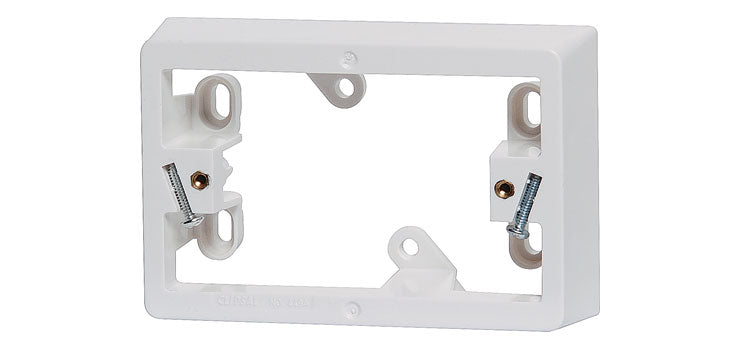 34mm Single Gang Clipsal Mains Mounting Block