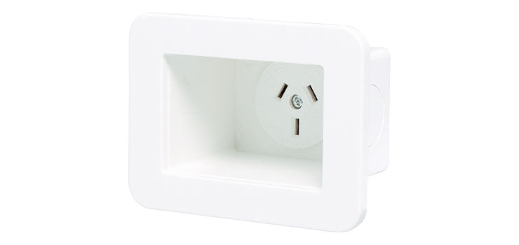 Wallplate Recess Box with 240V Mains GPO