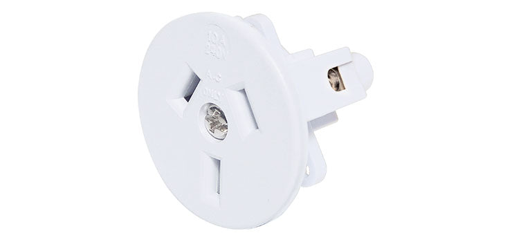 3 Pin 10A Flush Mount Mains Socket (Side Wire Entry)