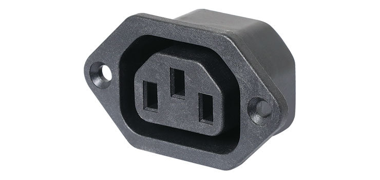 C13 Female Plug Chassis Mount 10A IEC