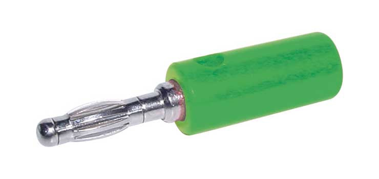 Green Cross Hole Banana Plug