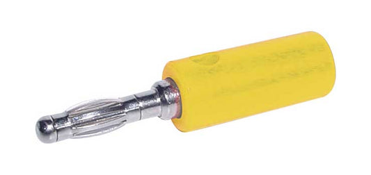 Yellow Cross Hole Banana Plug
