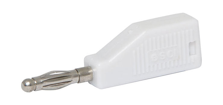 White Stack Type Banana Plug