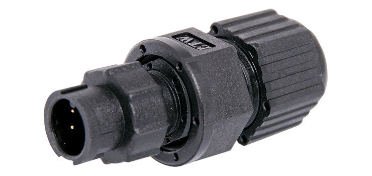 4 Pin 2A Locking Male Line IP67 Waterproof Plug