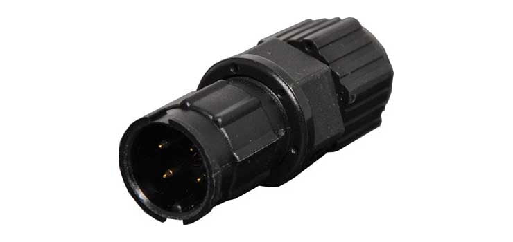 4 Pin 5A Locking Male Line IP67 Waterproof Plug